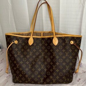 Louis Vuitton Neverfull MM Monogram Tote Bag